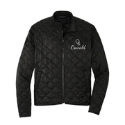 Quilted Full-Zip Jacket — Embroidered Chest logo