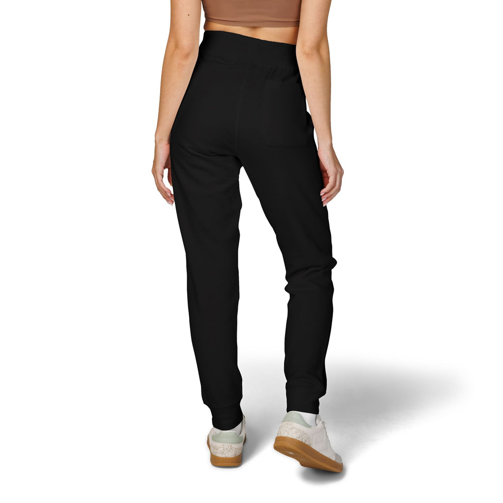 Embroidered Fleece Sweatpants — Minimalist Logo Joggers