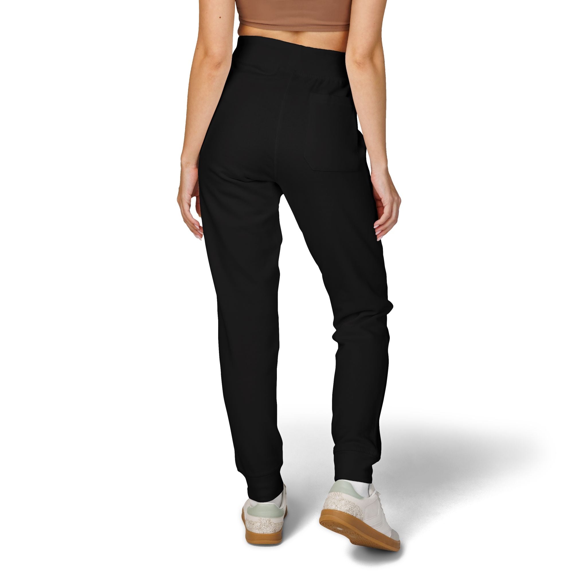 Embroidered Fleece Sweatpants — Minimalist Logo Joggers