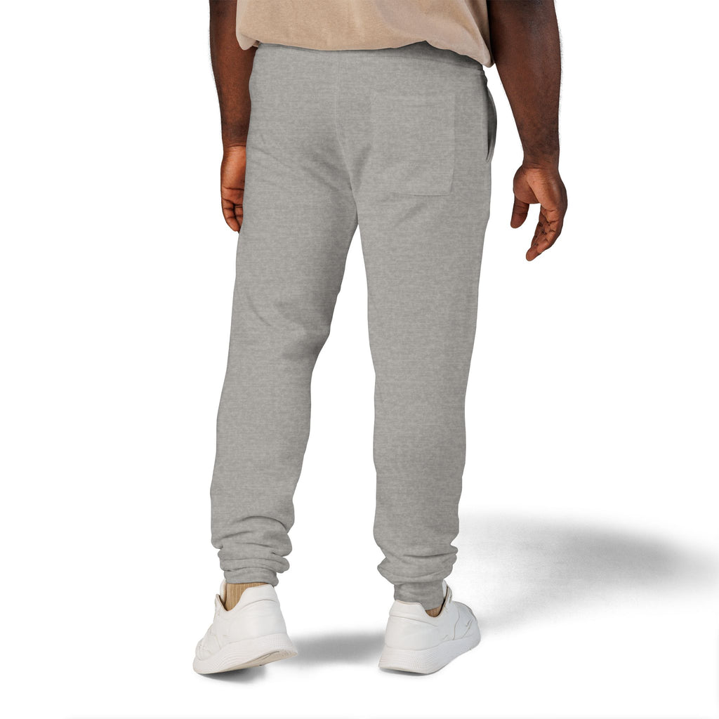 Embroidered Fleece Sweatpants — Minimalist Logo Joggers