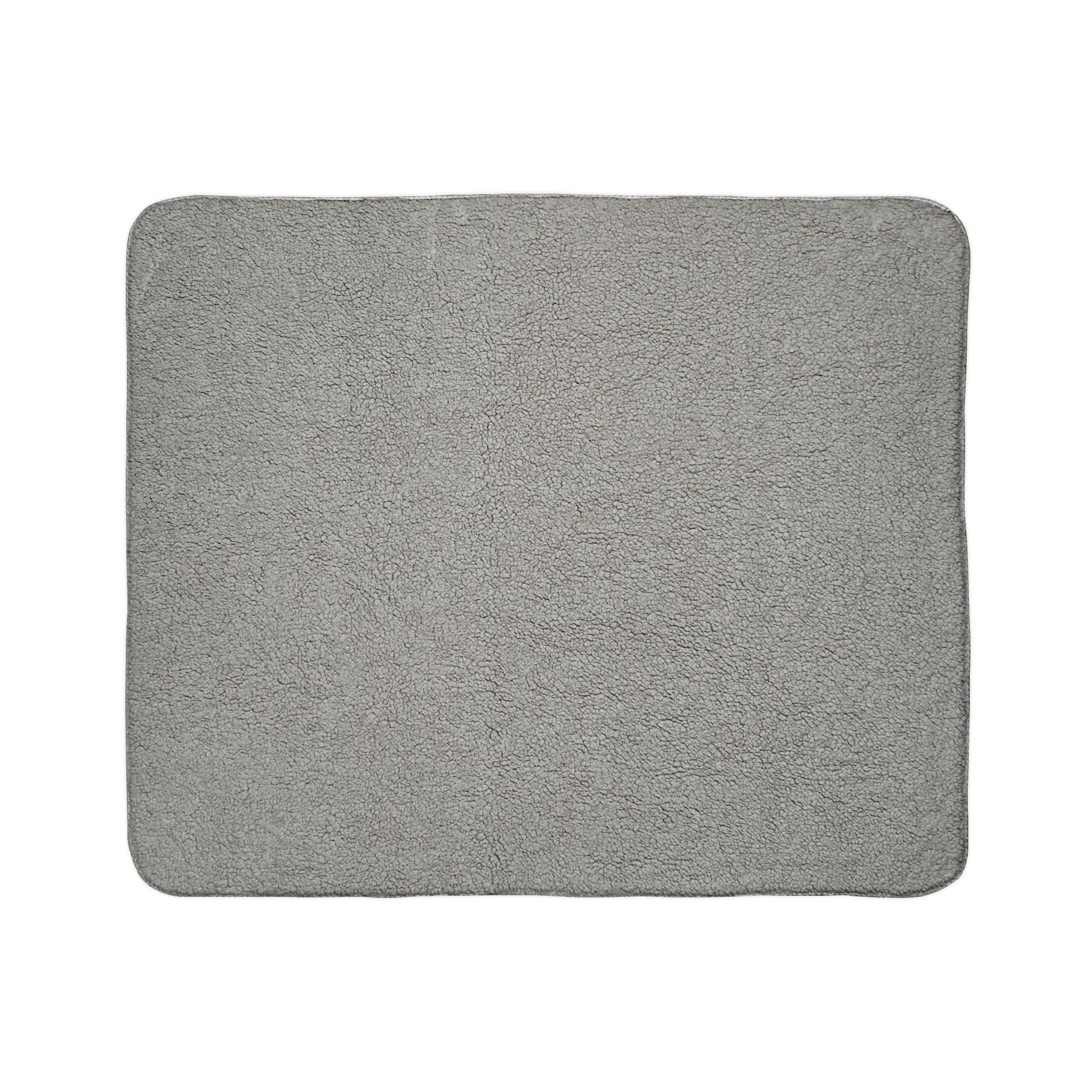 Oswald Sherpa Blanket — Custom Monogram Repeat Fleece Throw