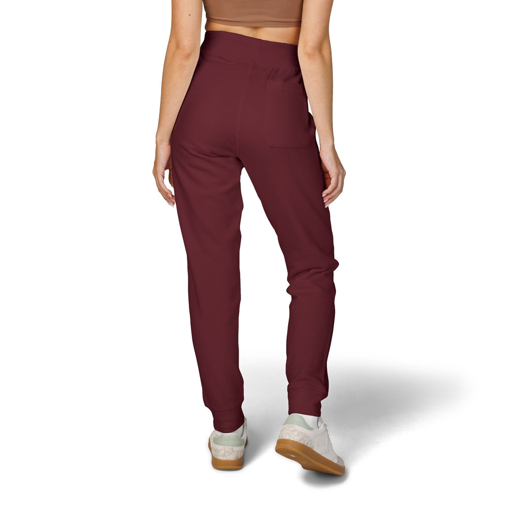 Embroidered Fleece Sweatpants — Minimalist Logo Joggers