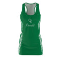 Oswald Script Racerback Dress — Green