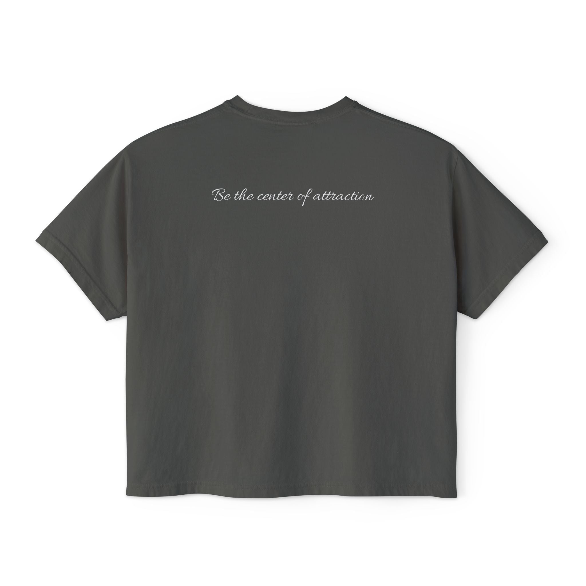 Women's Boxy Tee — Casual Cropped Crewneck T-Shirt