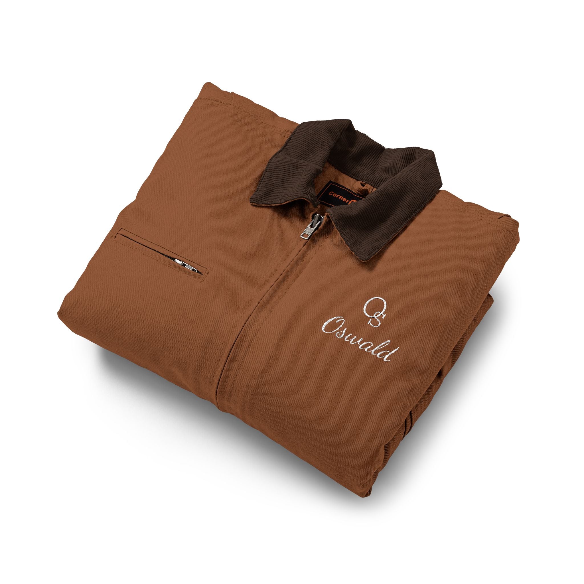 Duck Cloth Work Jacket – Embroidered Logo