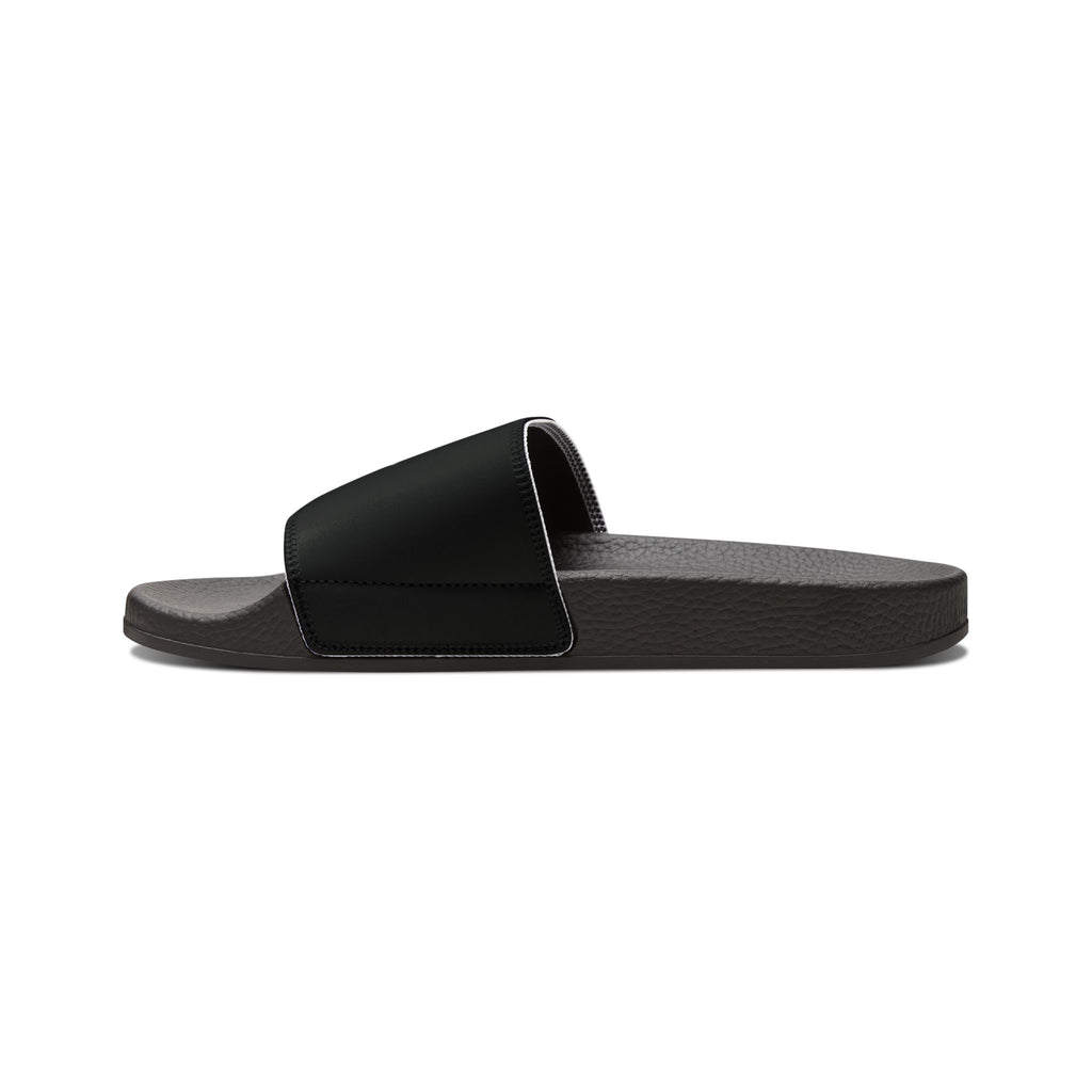 Women's Removable-Strap Sandals — Black Slide Sandals with Interchangeable Strap