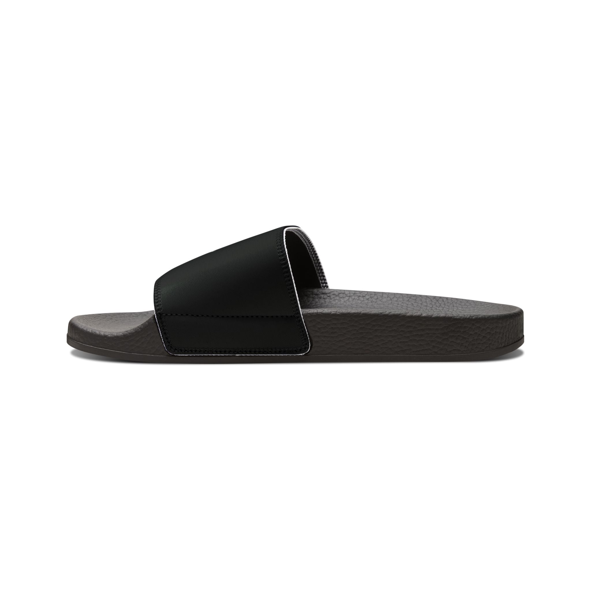 Women's Removable-Strap Sandals — Black Slide Sandals with Interchangeable Strap