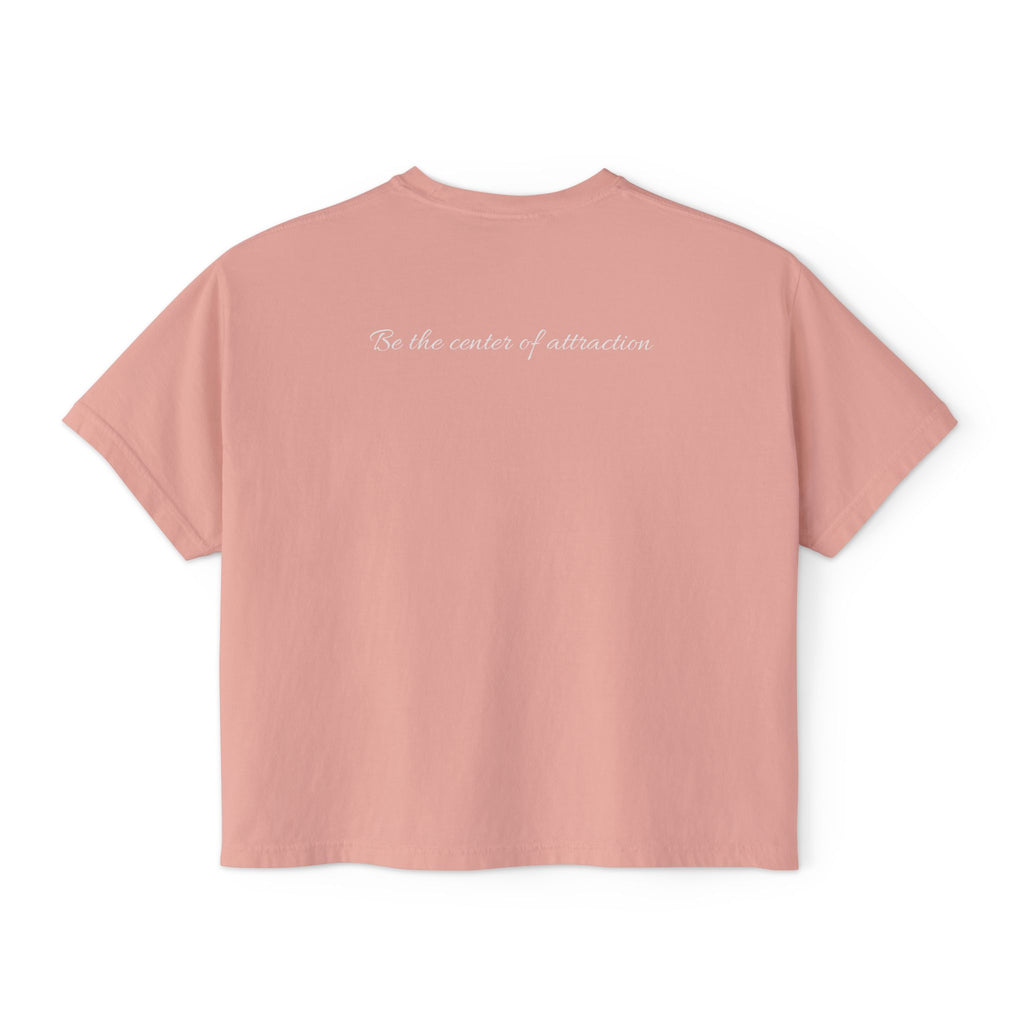Women's Boxy Tee — Casual Cropped Crewneck T-Shirt