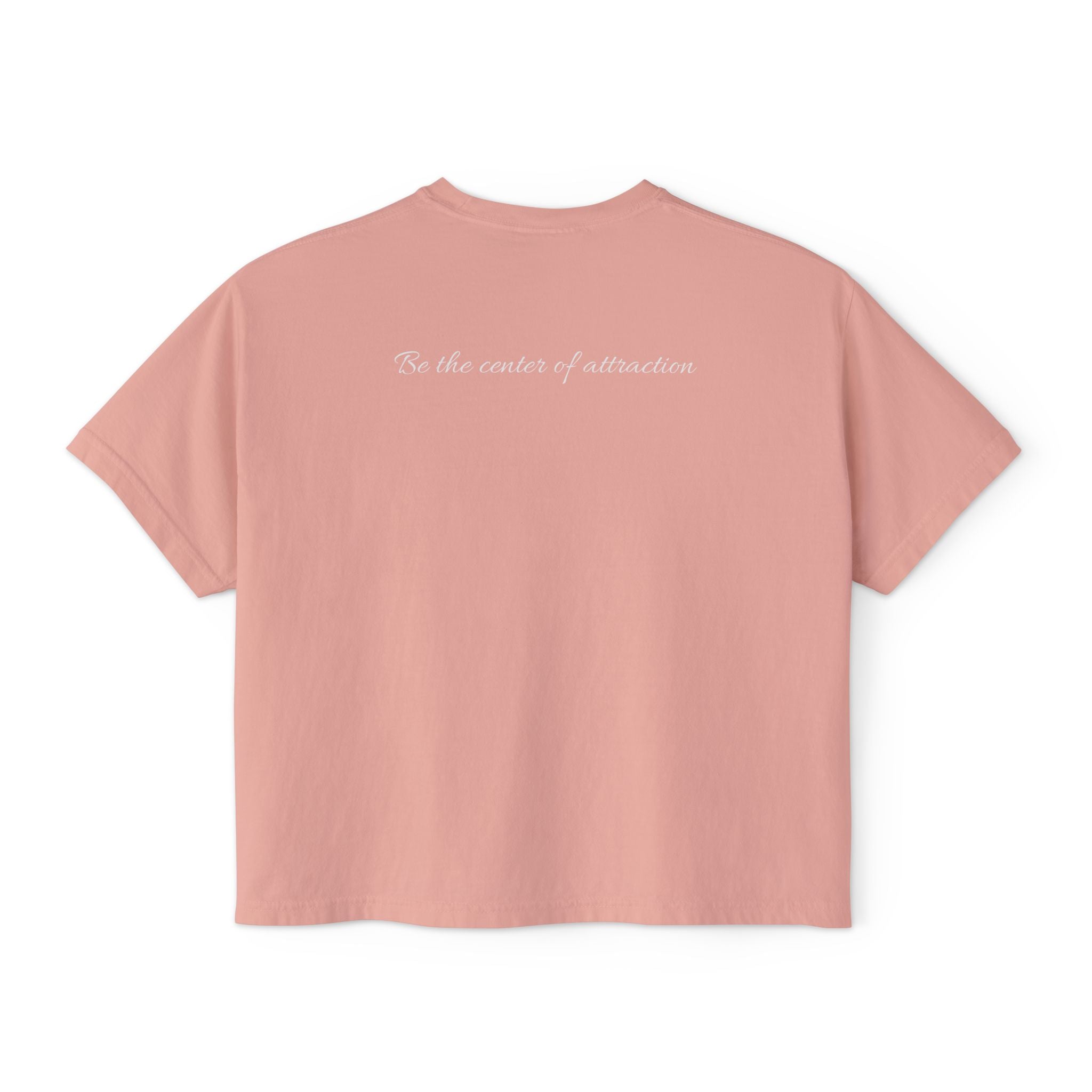 Women's Boxy Tee — Casual Cropped Crewneck T-Shirt