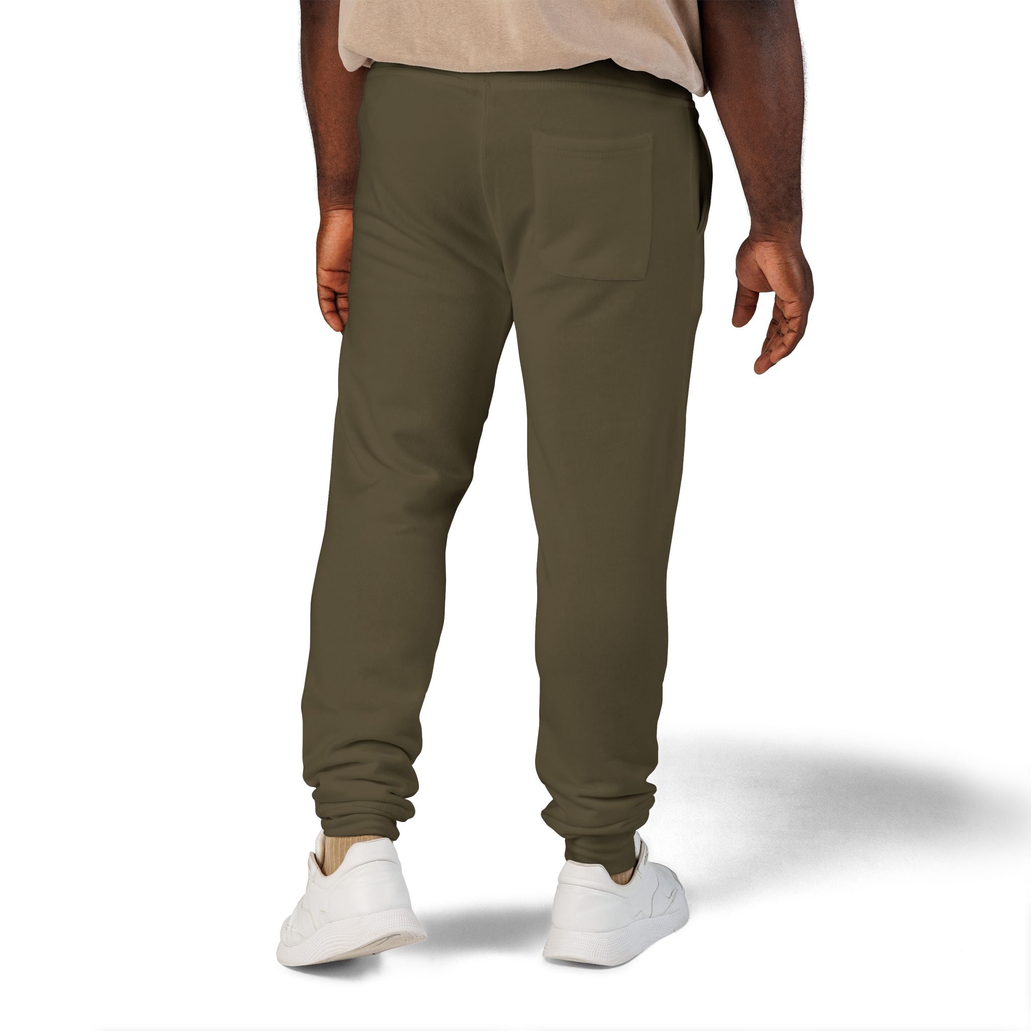 Embroidered Fleece Sweatpants — Minimalist Logo Joggers