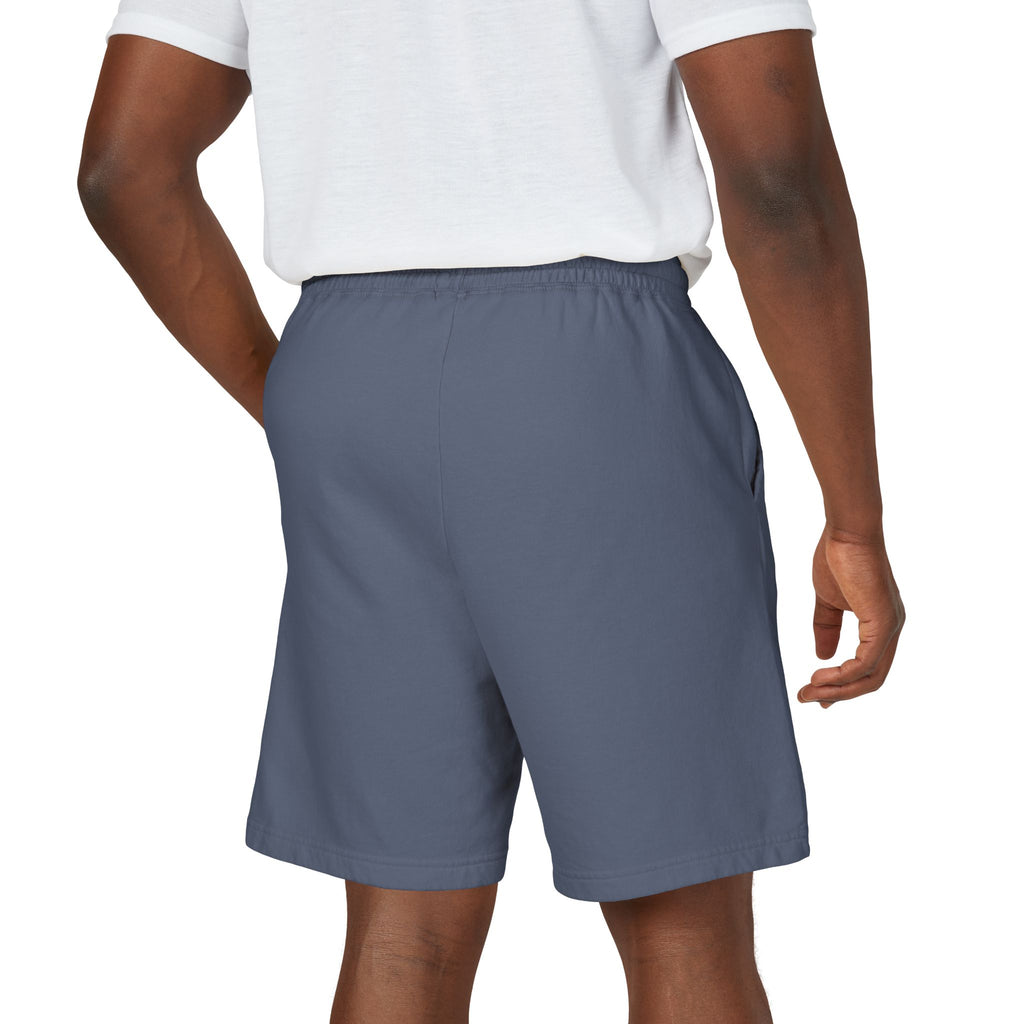 Fleece Sweat Shorts — 'Oswald' Side Script Coral Lounge Shorts