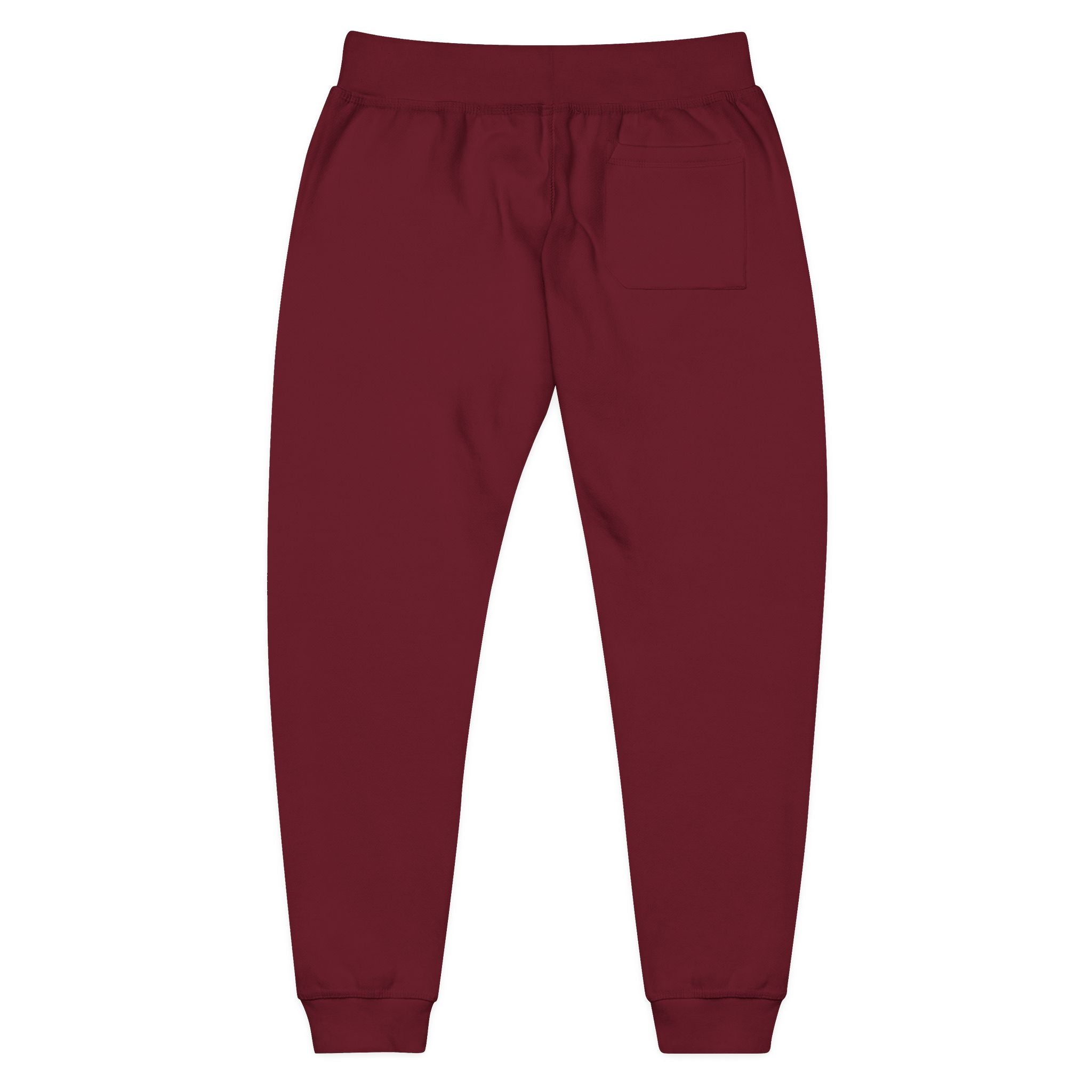Embroidered Fleece Sweatpants — Minimalist Logo Joggers