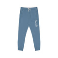 Embroidered 'Overalls' Fleece Sweatpants — Cozy Garment-Dyed Lounge Joggers