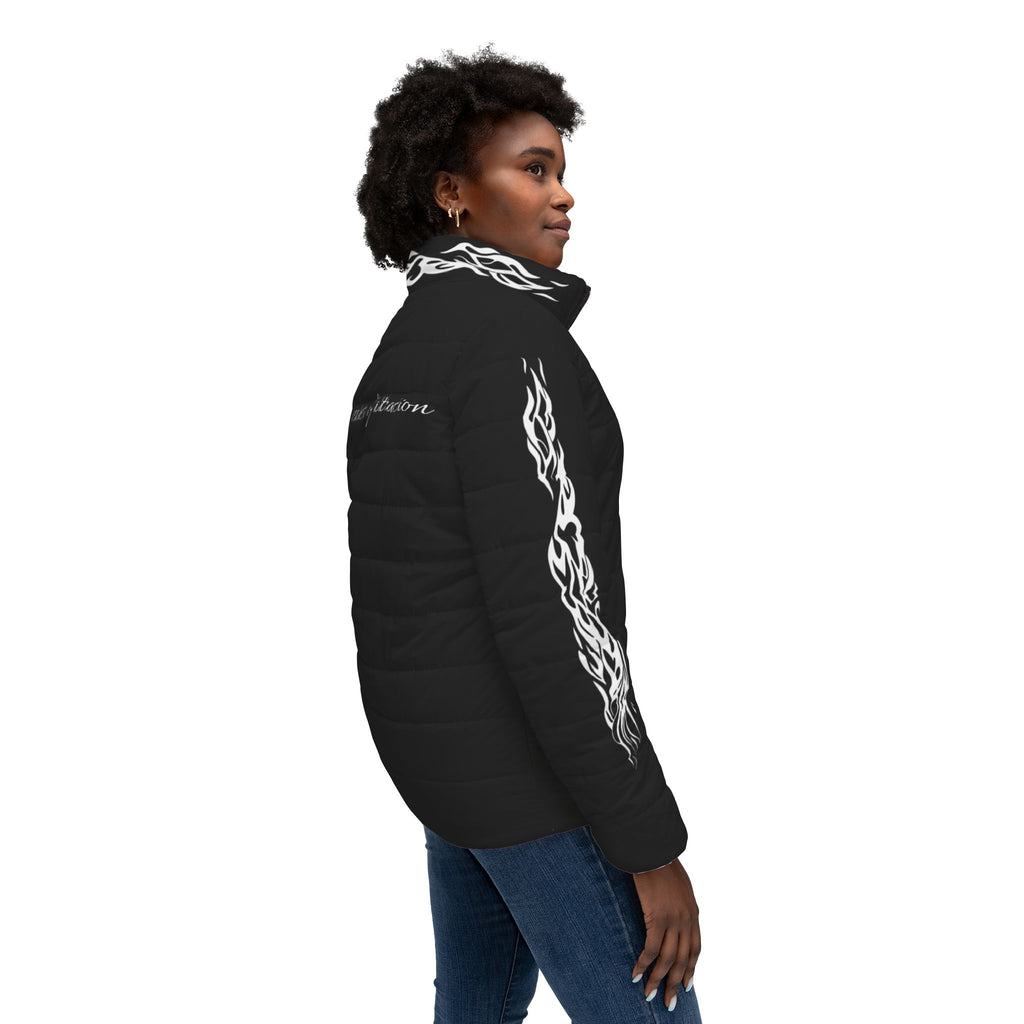 Women’s Puffer Jacket — Black