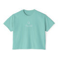 Women's Boxy Tee — Casual Cropped Crewneck T-Shirt