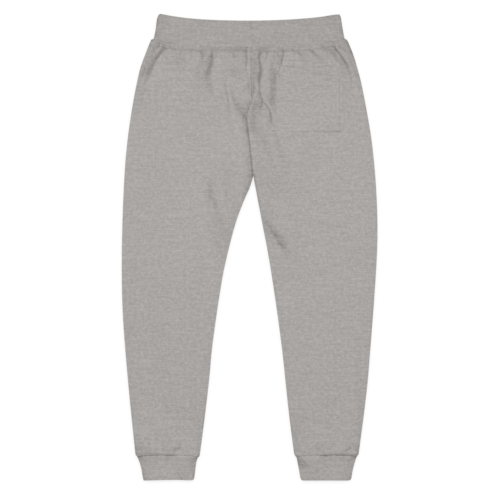 Embroidered Fleece Sweatpants — Minimalist Logo Joggers