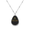 Oswald Oval  Necklace – Black