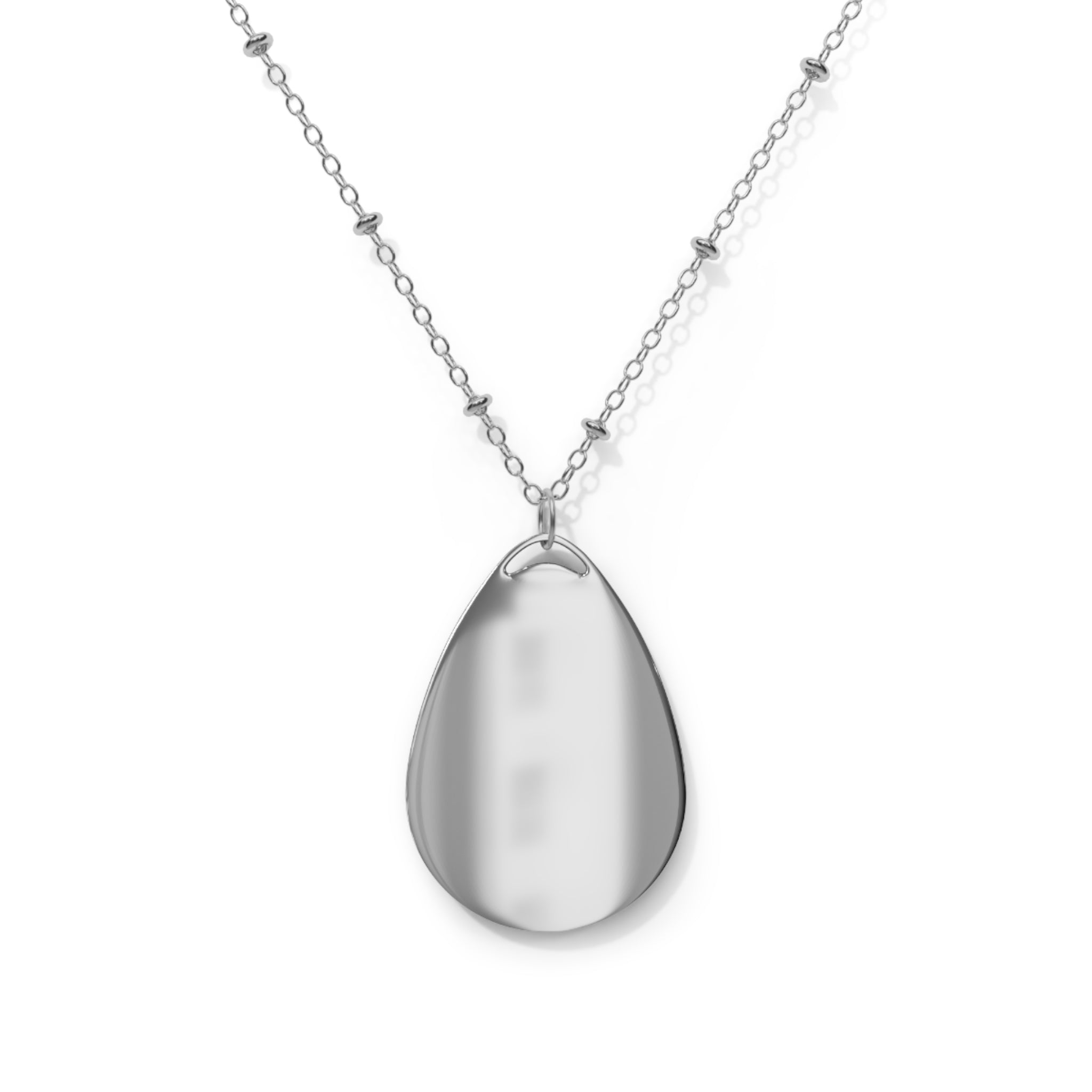 Oswald Oval  Necklace – Black