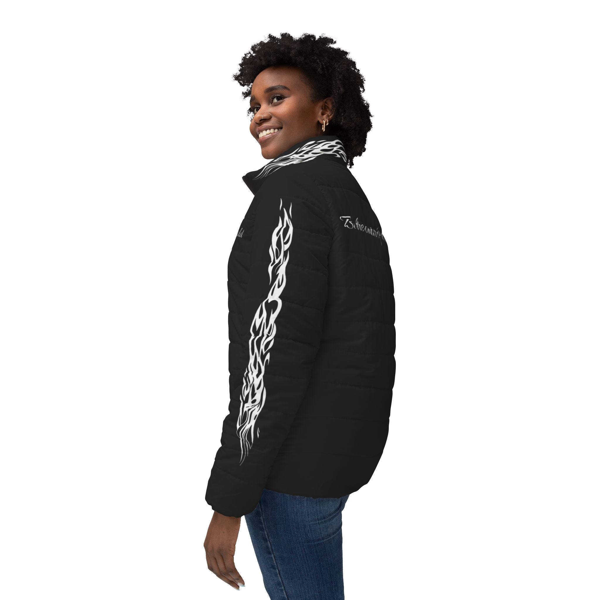Women’s Puffer Jacket — Black