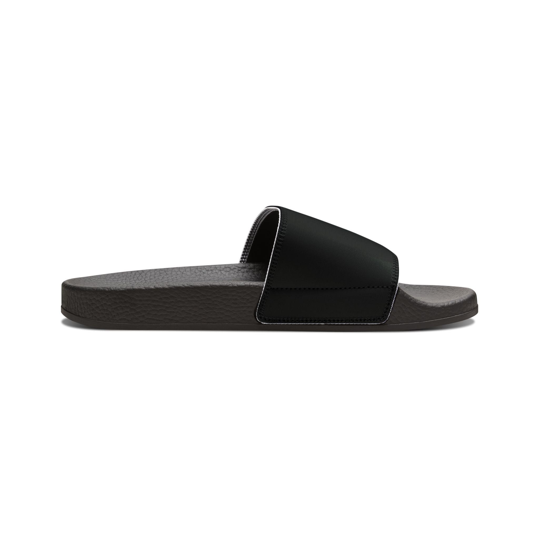 Women's Removable-Strap Sandals — Black Slide Sandals with Interchangeable Strap