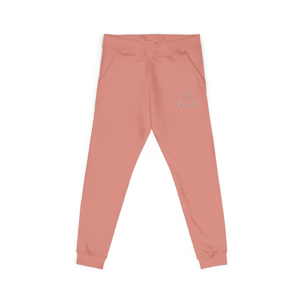 Embroidered Fleece Sweatpants — Minimalist Logo Joggers