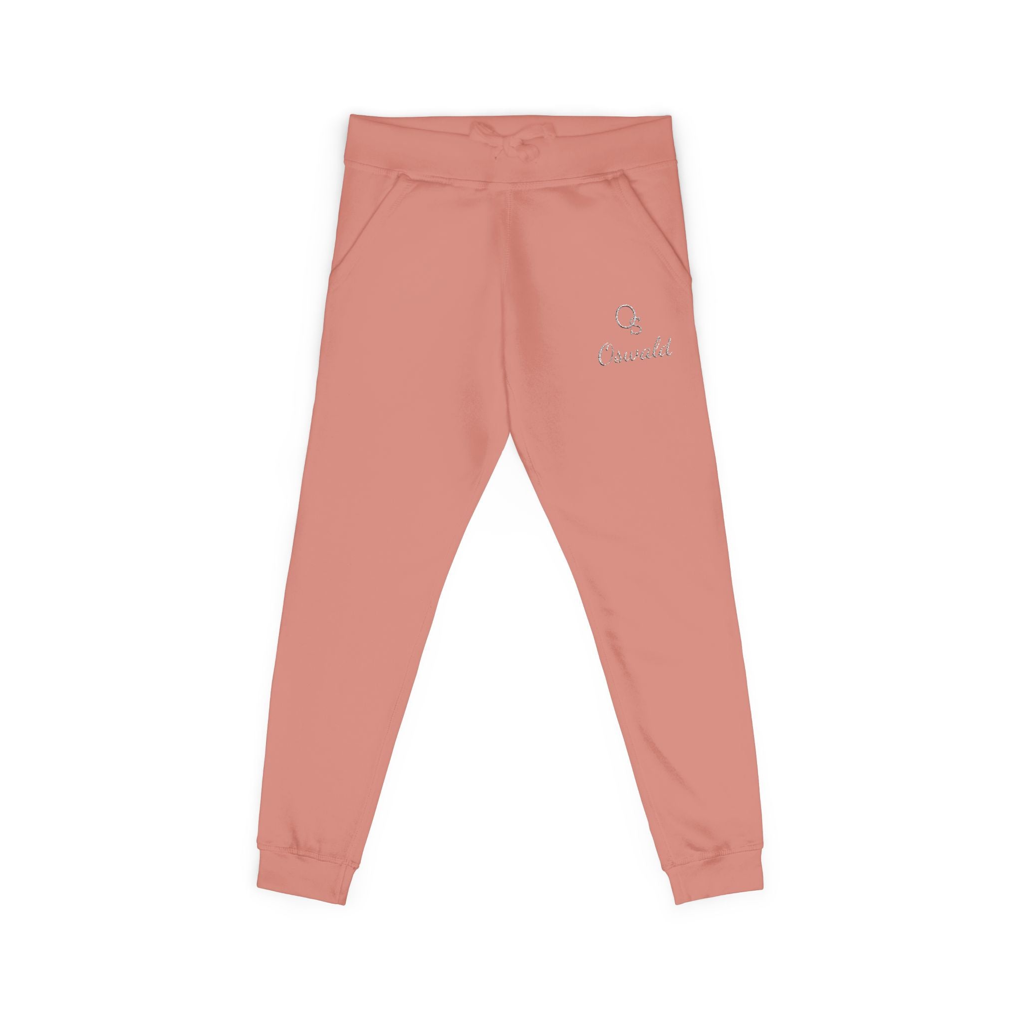 Embroidered Fleece Sweatpants — Minimalist Logo Joggers