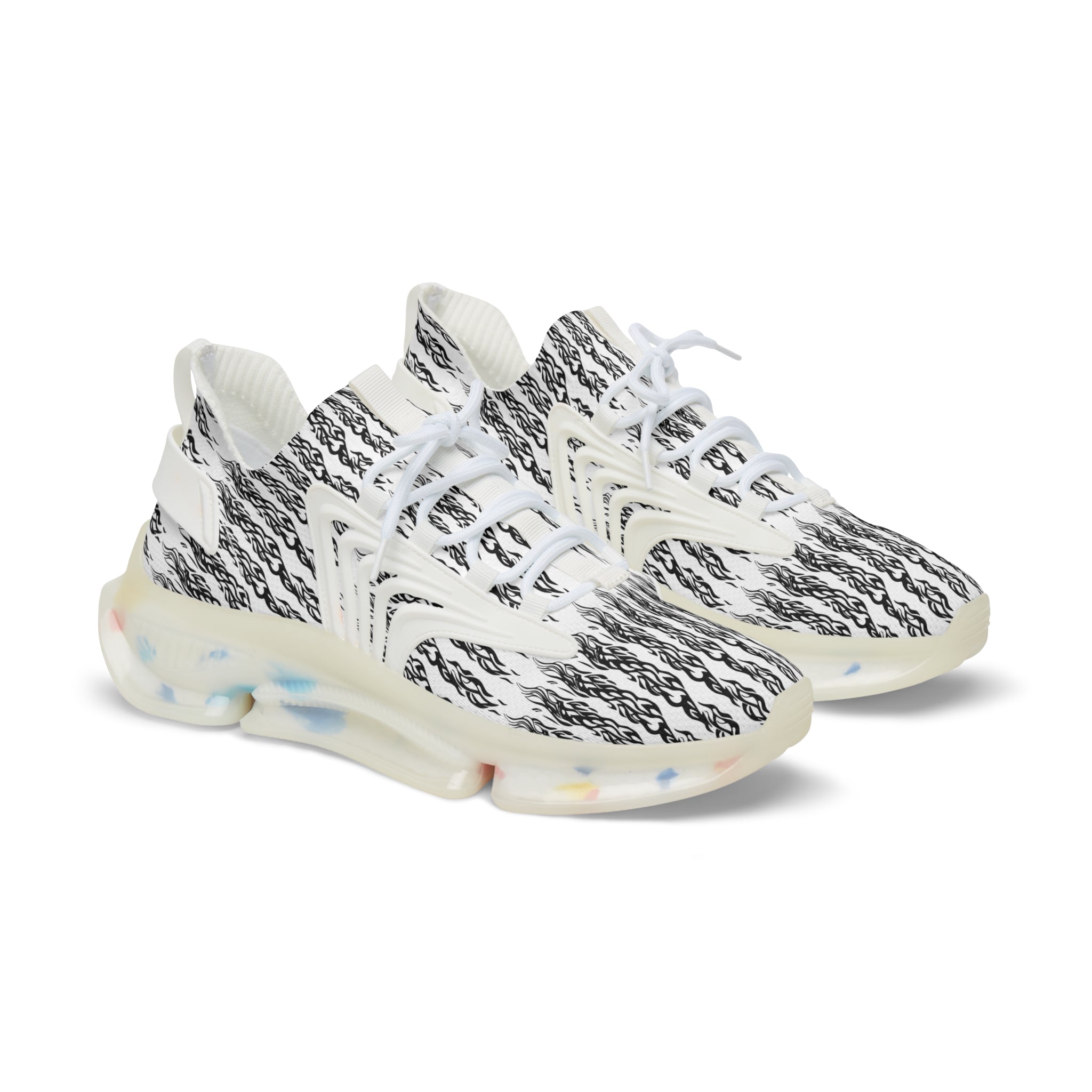 Oswald Knit Mesh Sneakers-White