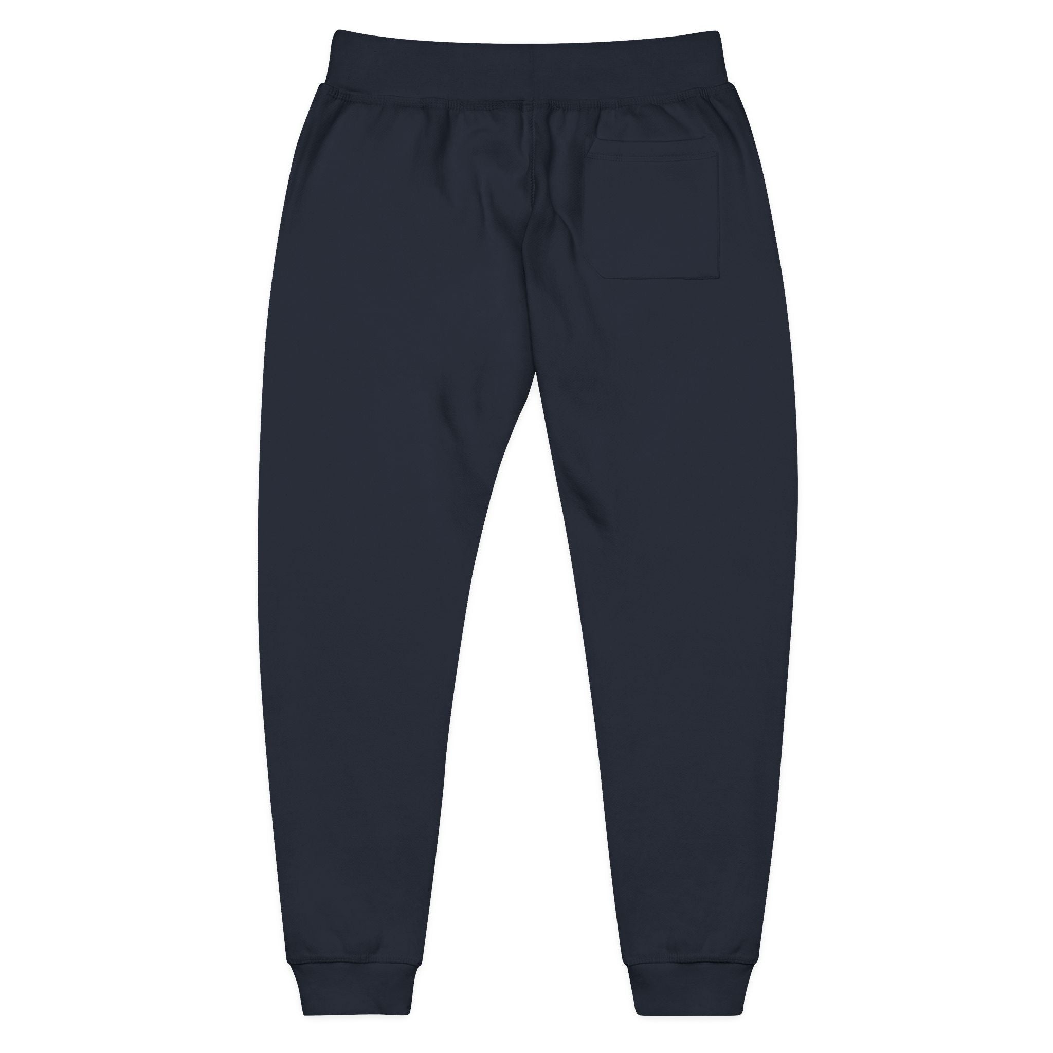 Embroidered Fleece Sweatpants — Minimalist Logo Joggers