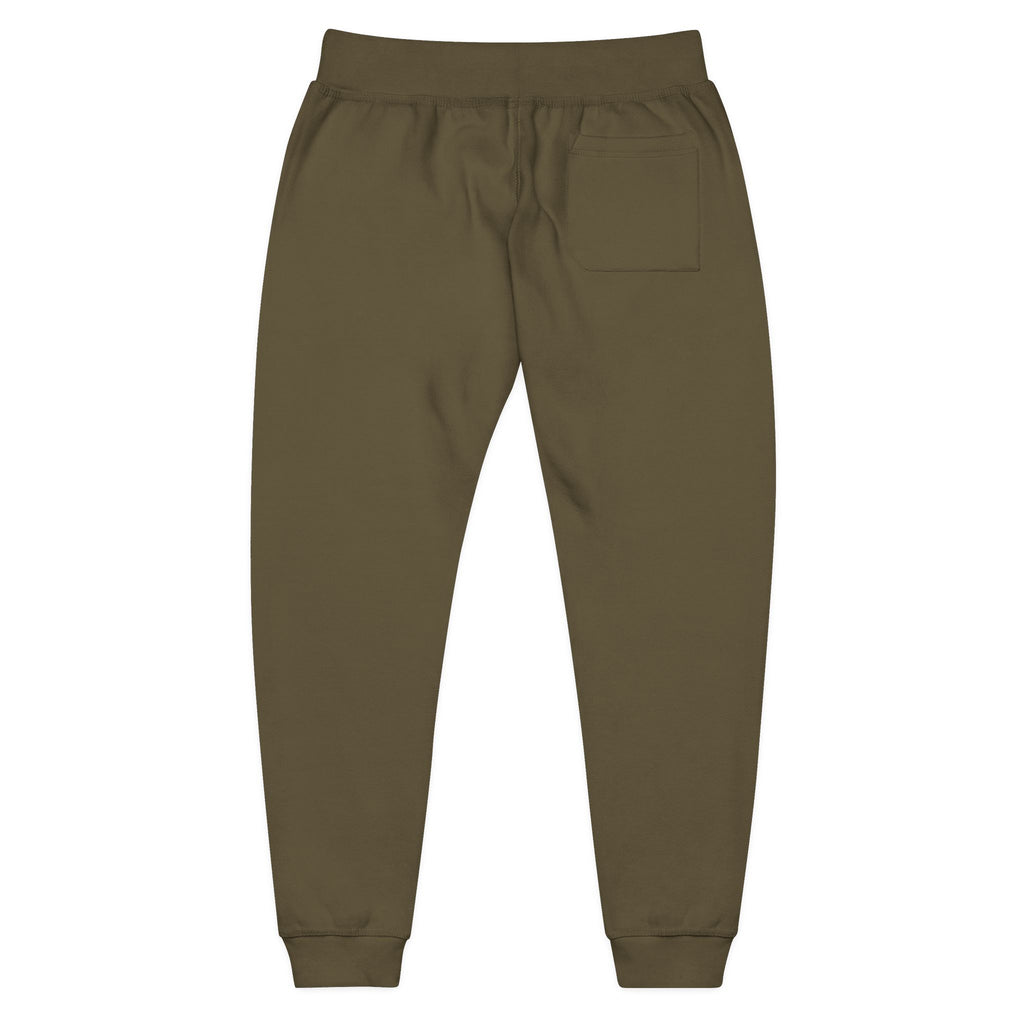 Embroidered Fleece Sweatpants — Minimalist Logo Joggers