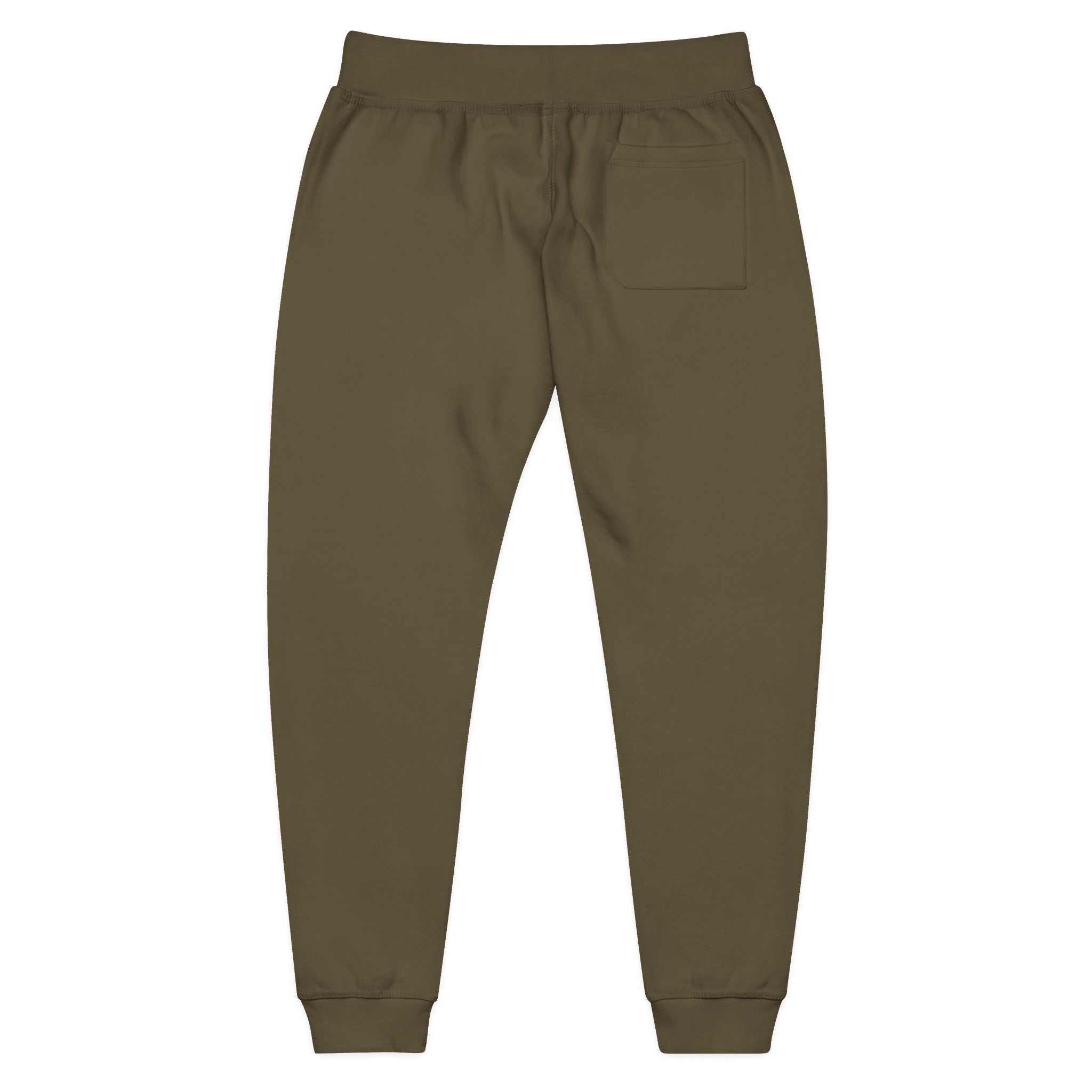 Embroidered Fleece Sweatpants — Minimalist Logo Joggers