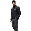 Quilted Full-Zip Jacket — Embroidered Chest logo