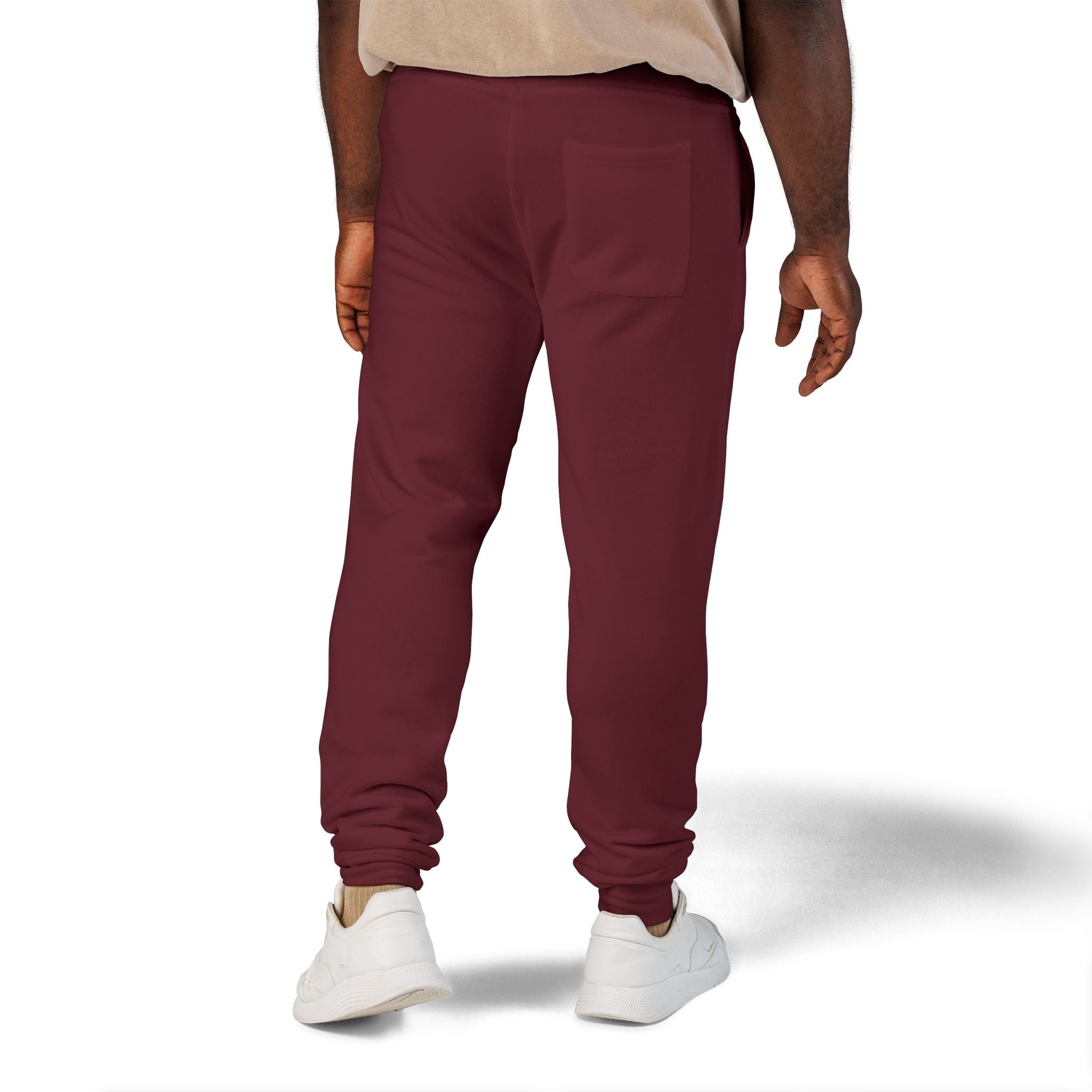 Embroidered Fleece Sweatpants — Minimalist Logo Joggers