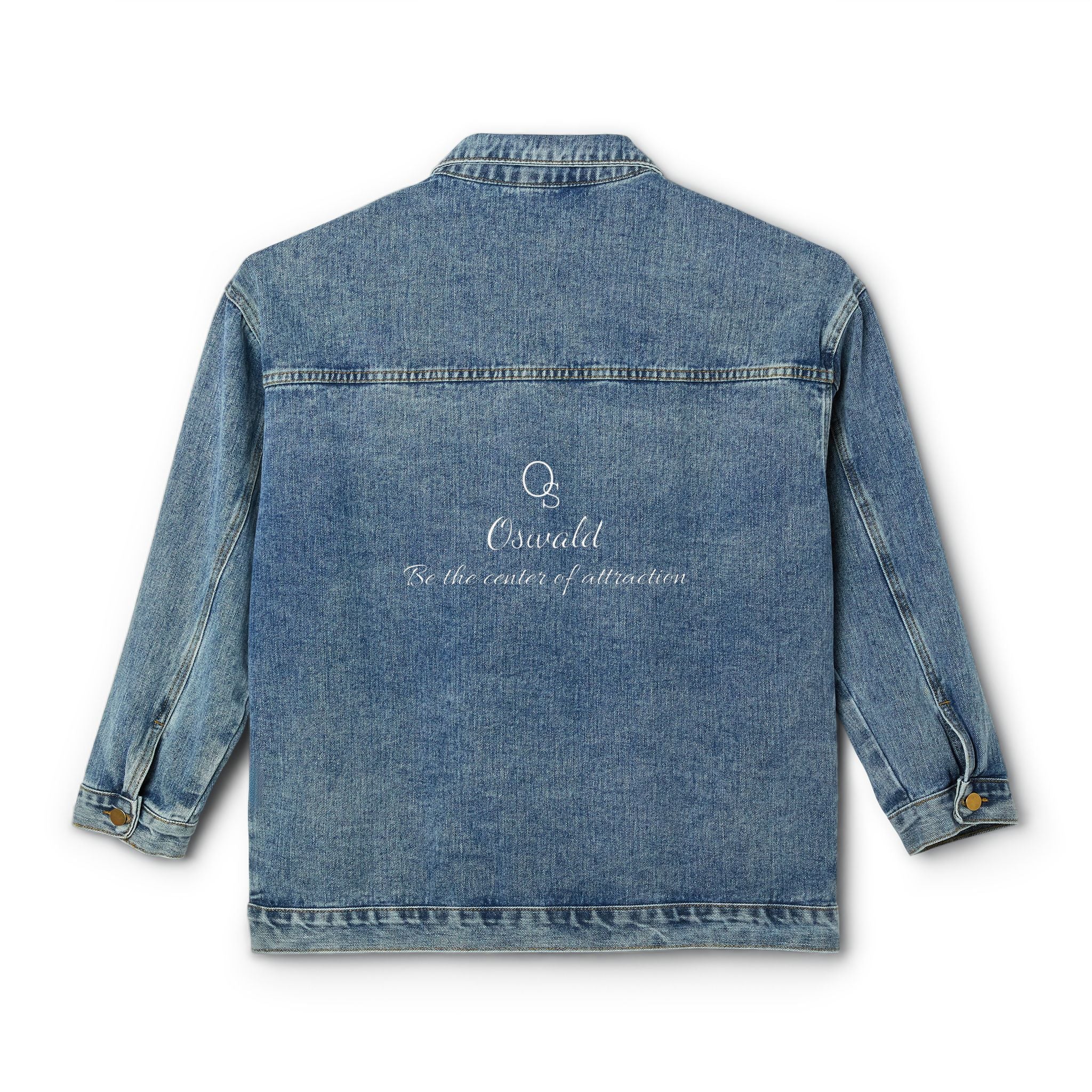 Classic Women's Denim Jacket - Vintage Blue Jean Jacket
