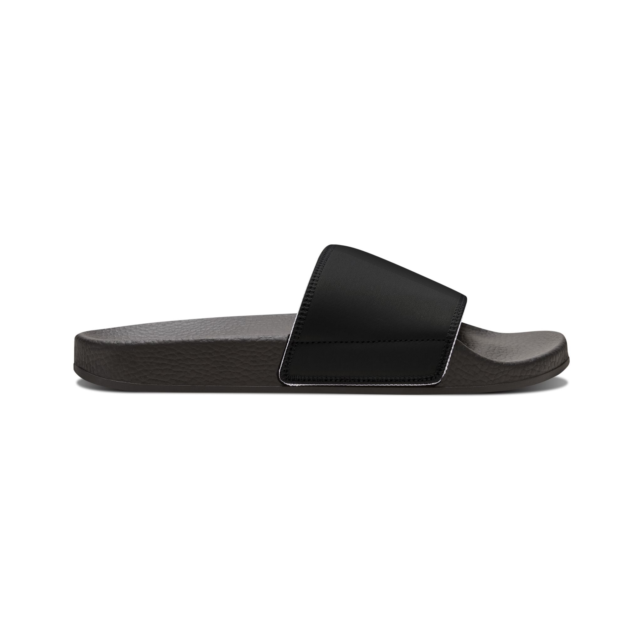 Women's Removable-Strap Sandals — Black Slide Sandals with Interchangeable Strap