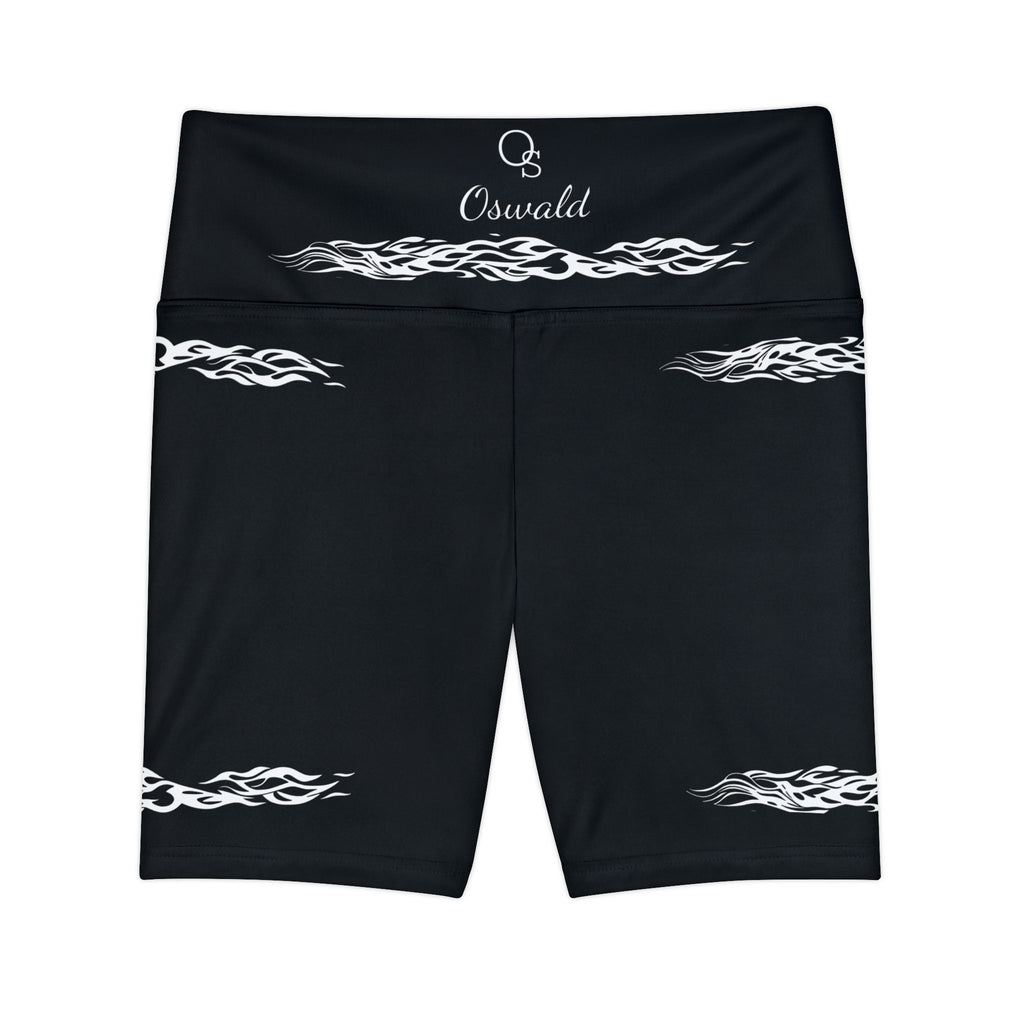 Women's Workout Shorts — Athletic Black Biker Shorts