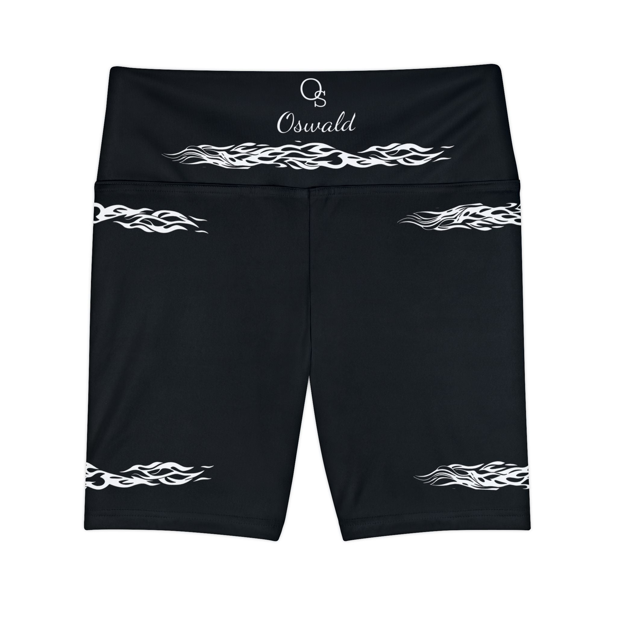 Women's Workout Shorts — Athletic Black Biker Shorts