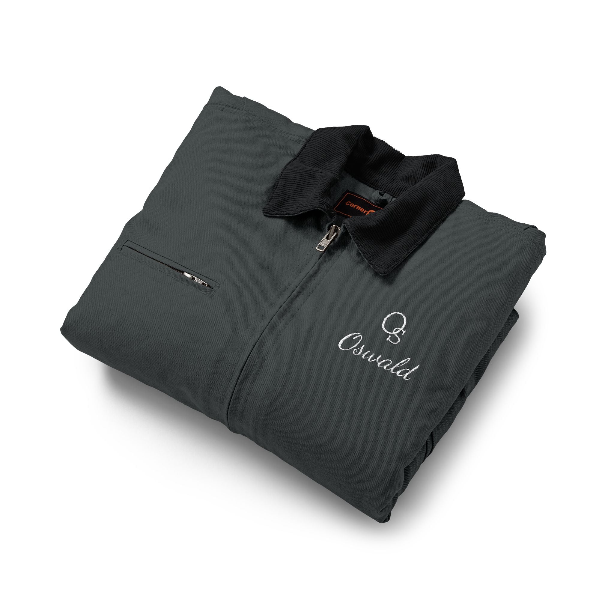 Duck Cloth Work Jacket – Embroidered Logo