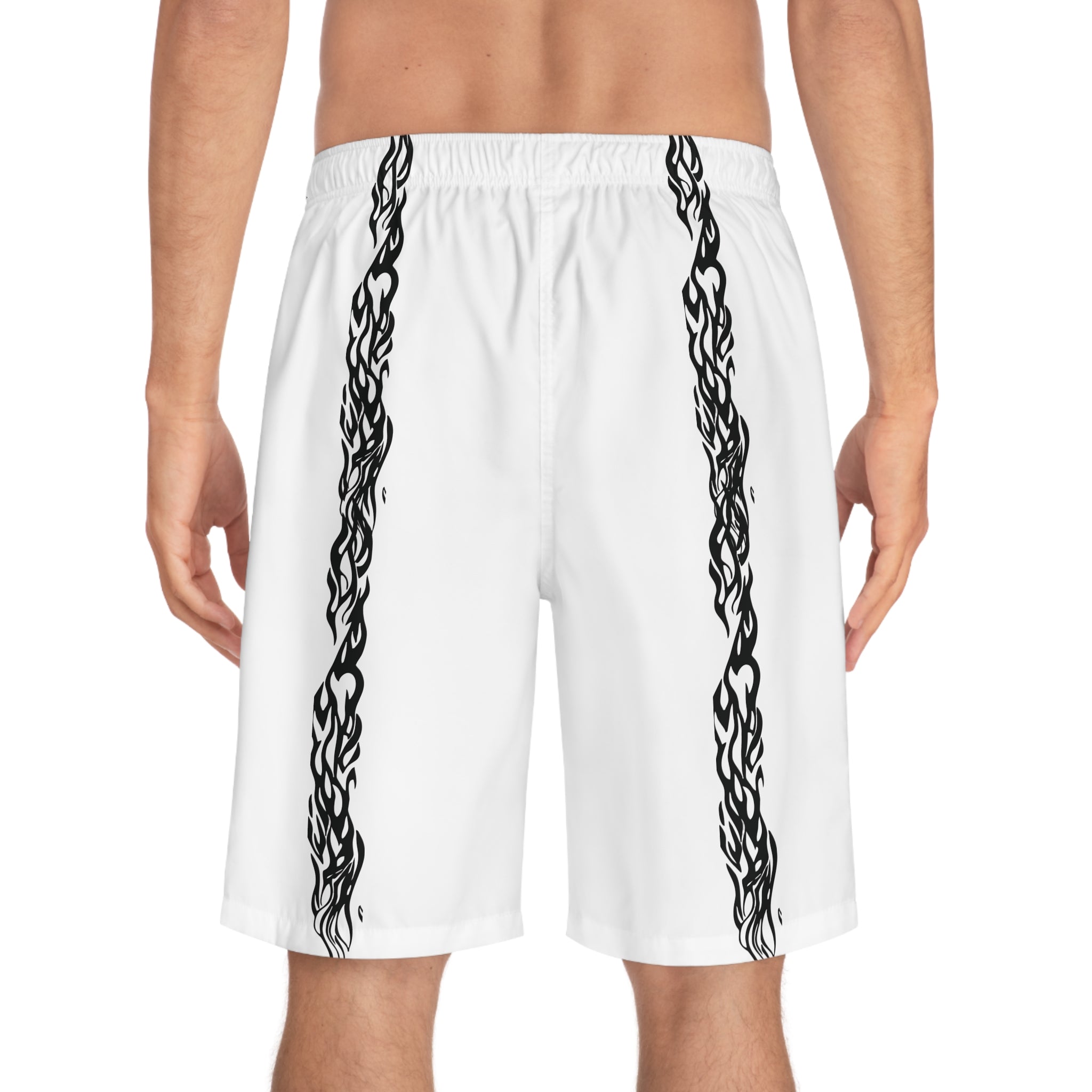Men's Board Shorts —  White