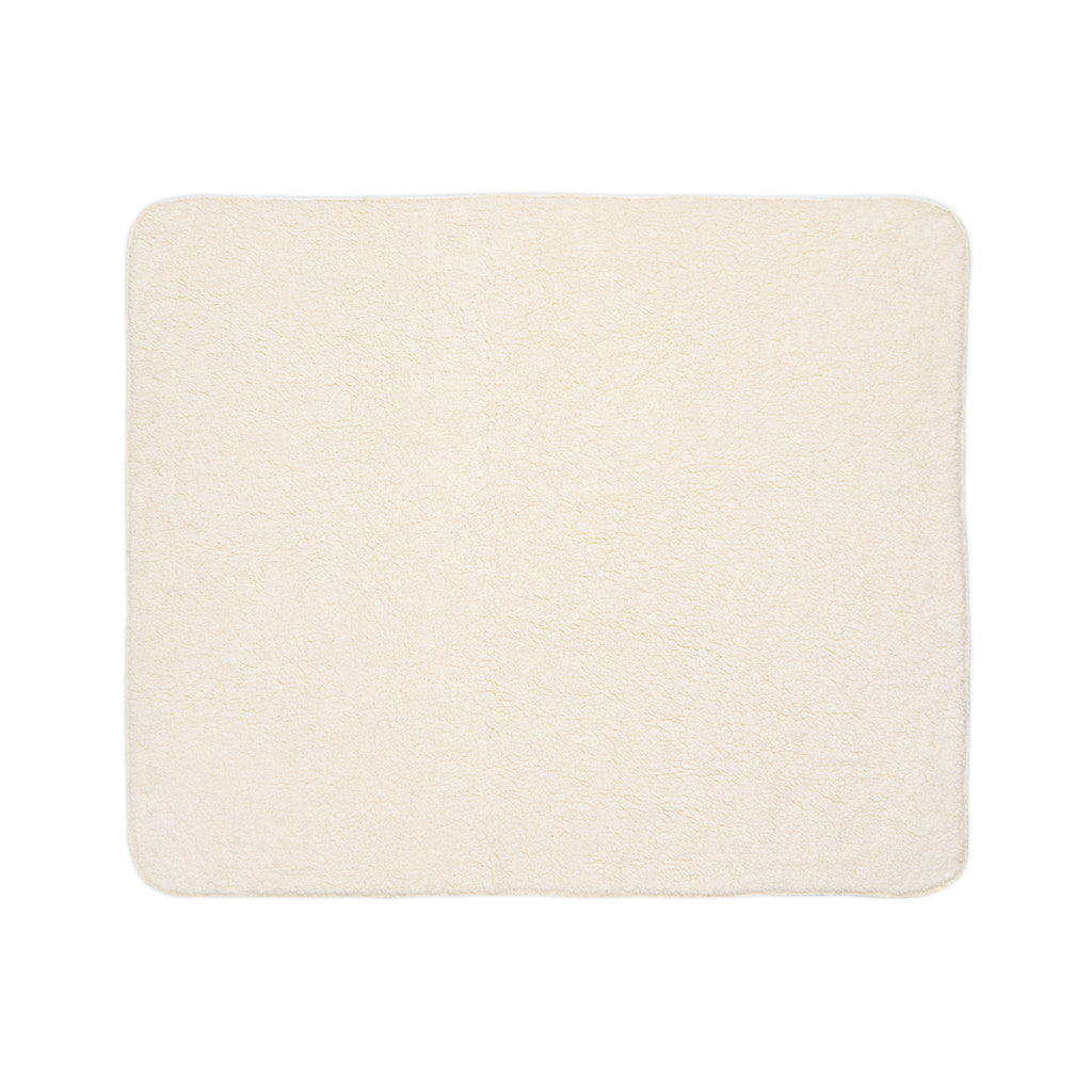 Oswald Sherpa Blanket — Custom Monogram Repeat Fleece Throw