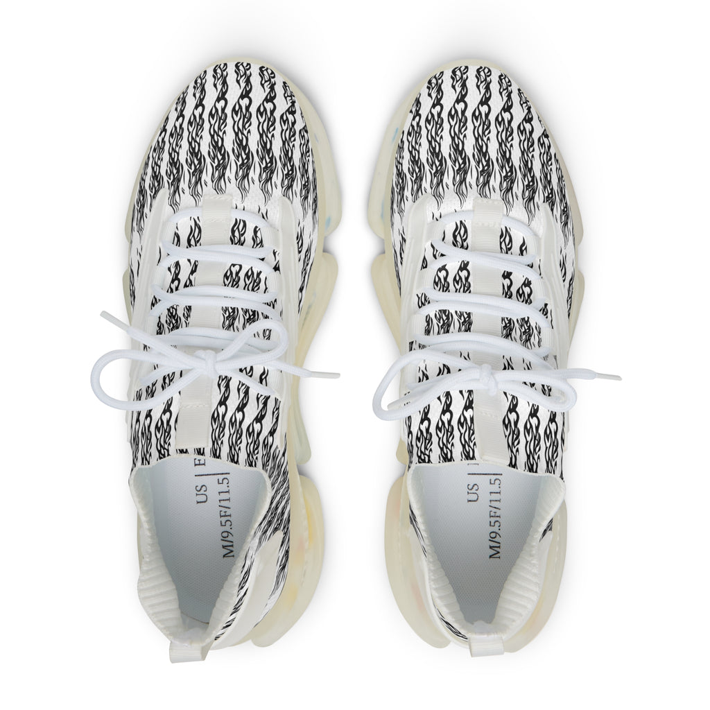 Oswald Knit Mesh Sneakers-White