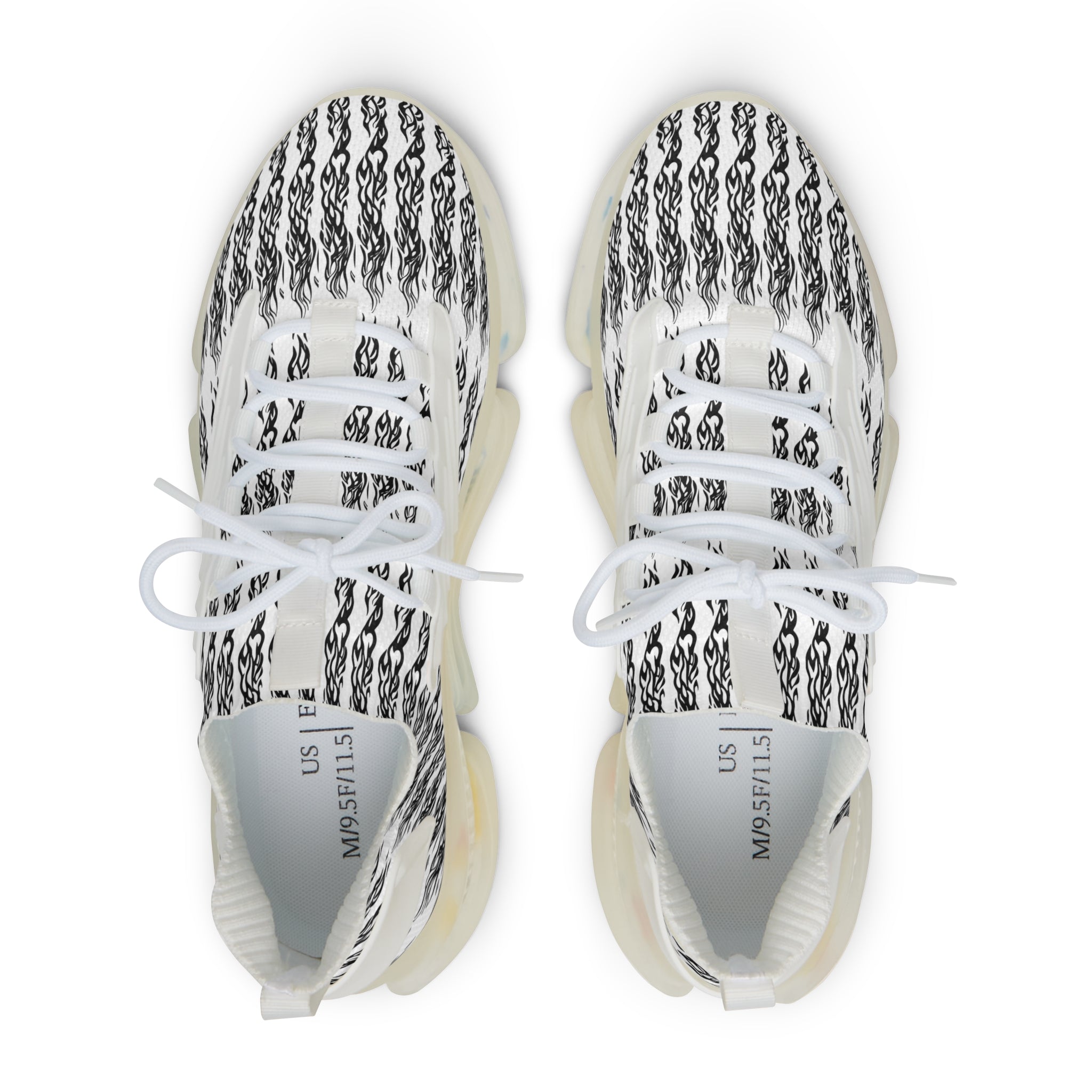 Oswald Knit Mesh Sneakers-White