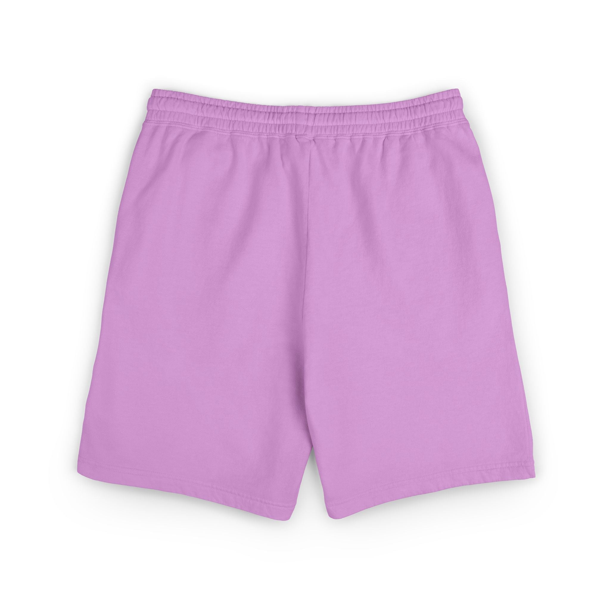 Fleece Sweat Shorts — 'Oswald' Side Script Coral Lounge Shorts