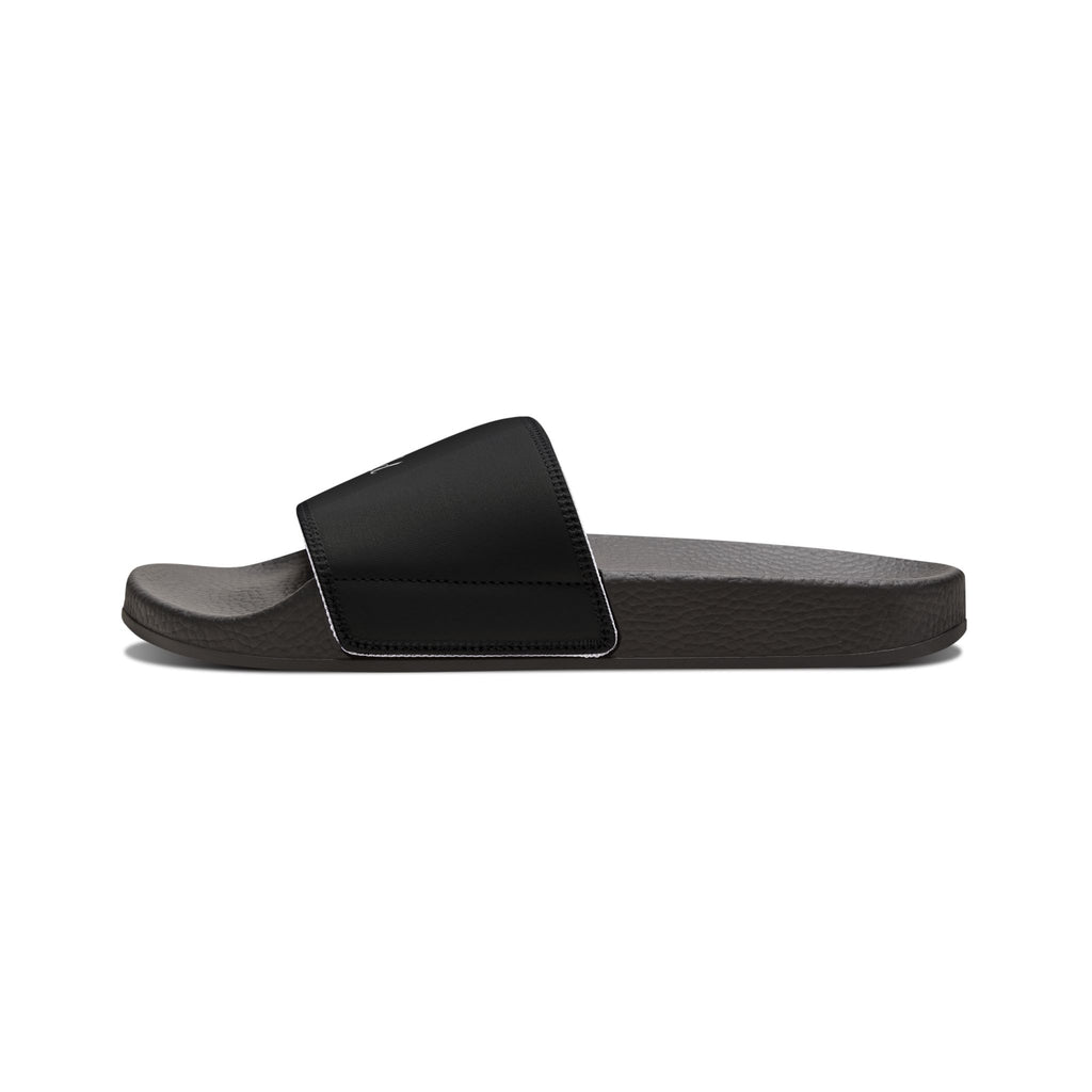 Women's Removable-Strap Sandals — Black Slide Sandals with Interchangeable Strap