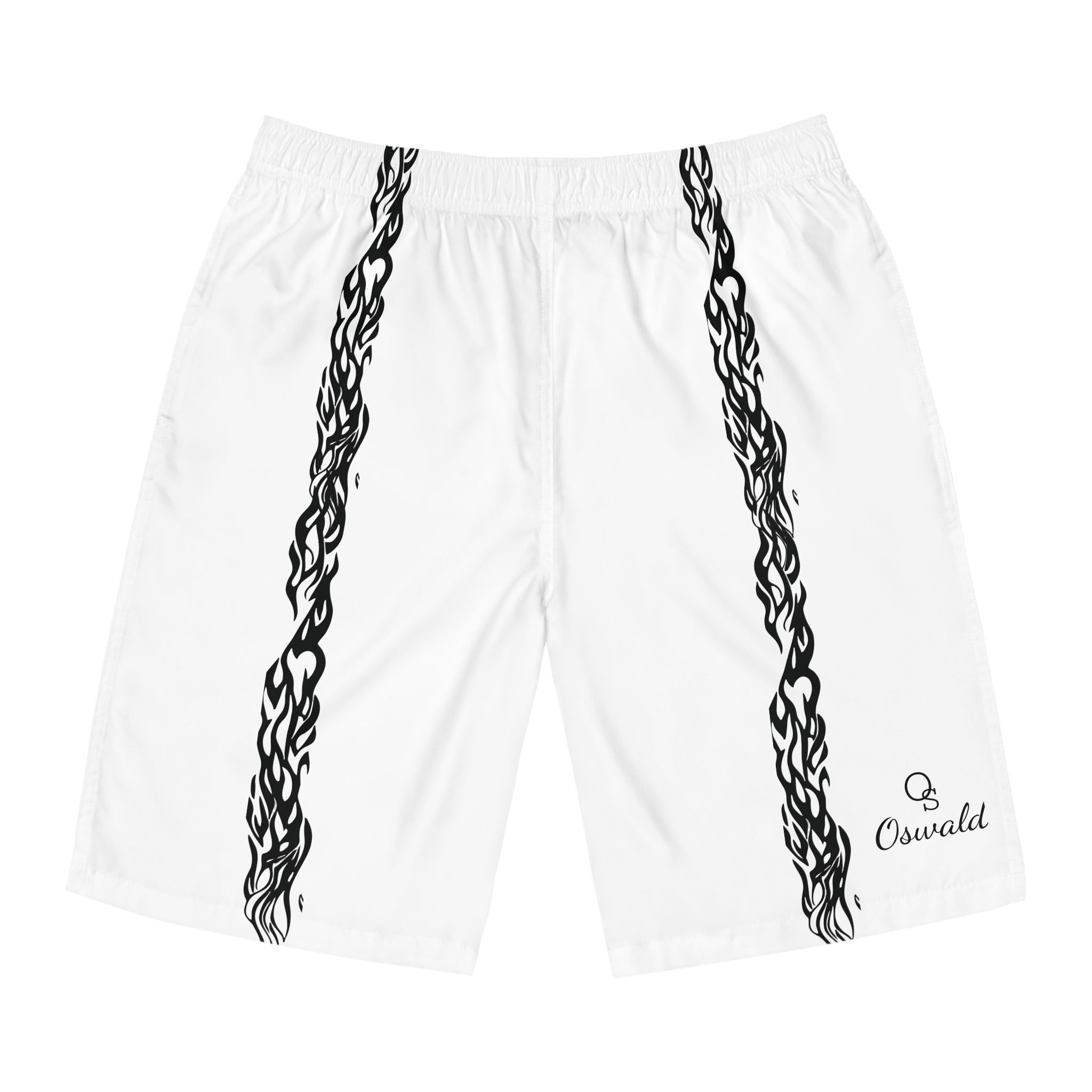 Men's Board Shorts —  White