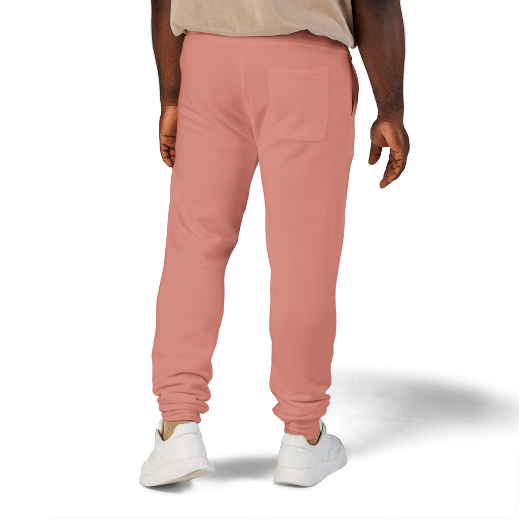Embroidered Fleece Sweatpants — Minimalist Logo Joggers