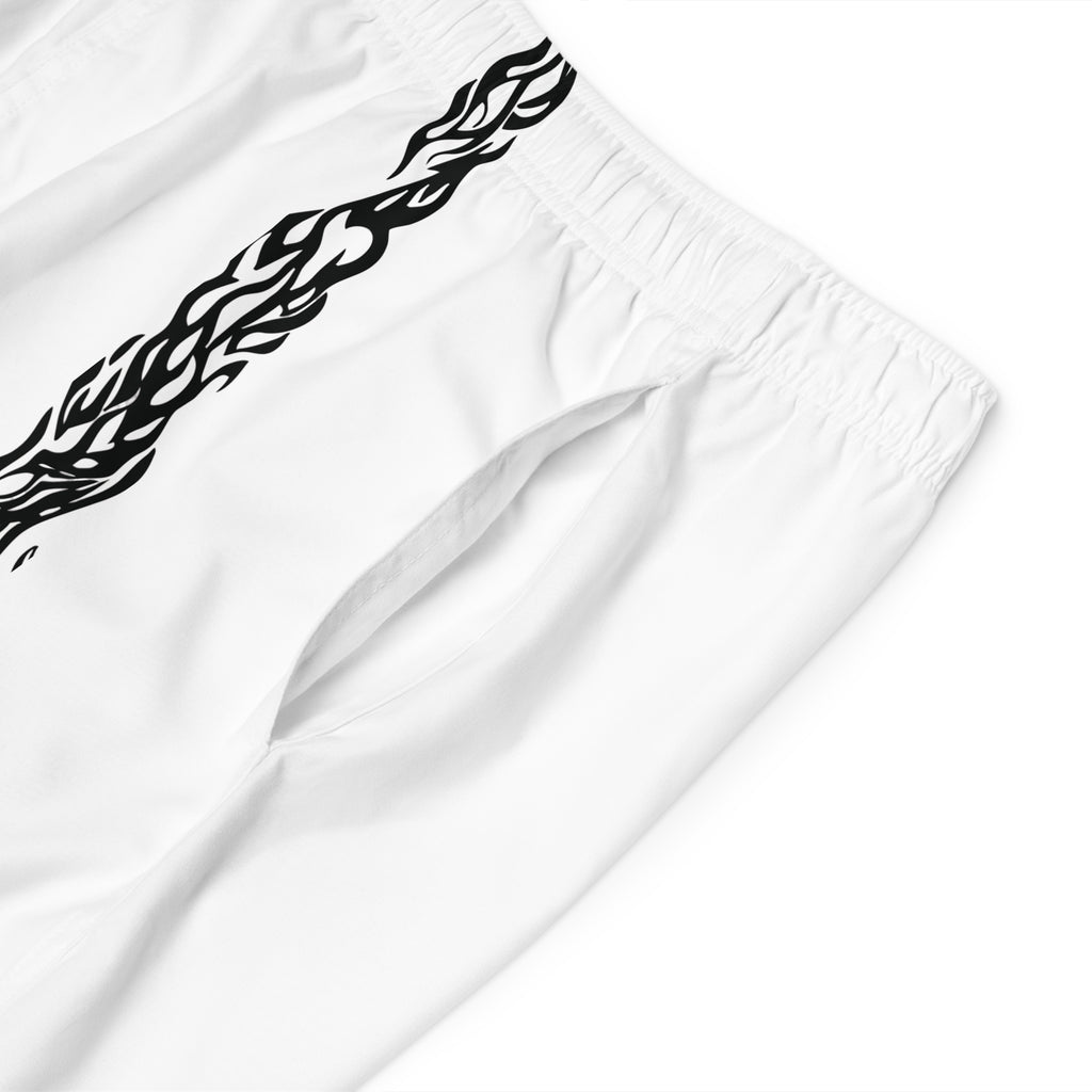 Men's Board Shorts —  White