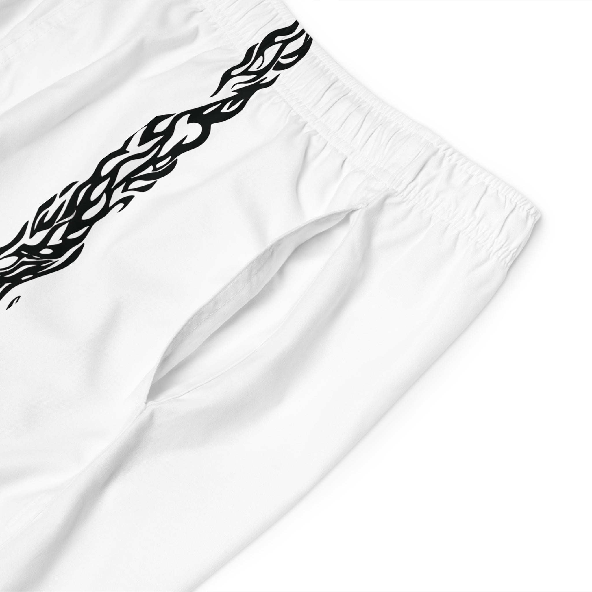 Men's Board Shorts —  White
