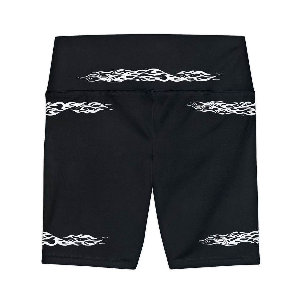 Women's Workout Shorts — Athletic Black Biker Shorts