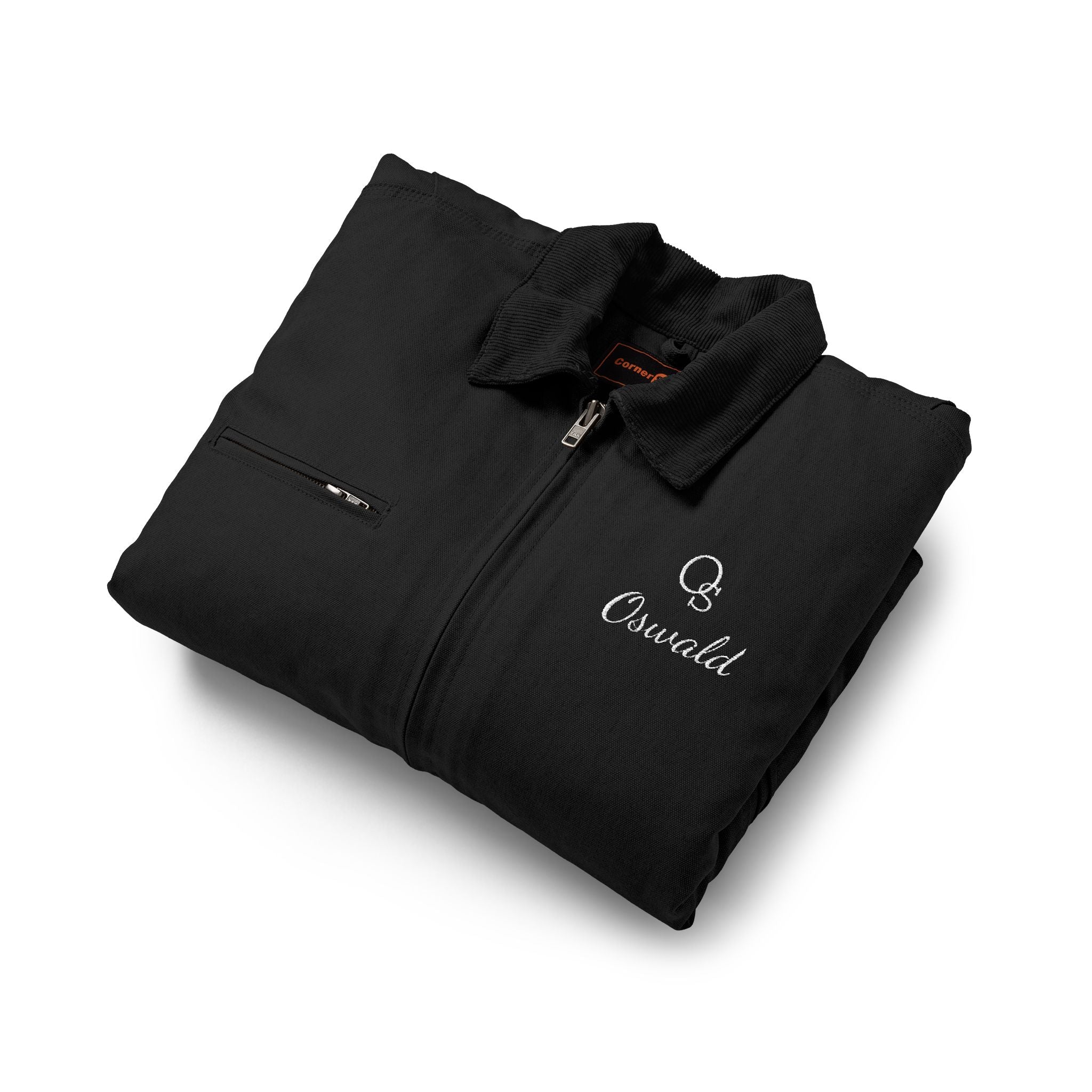 Duck Cloth Work Jacket – Embroidered Logo