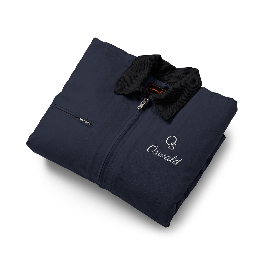 Duck Cloth Work Jacket – Embroidered Logo